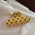Stylish Polka Dots Large Acetate Hair Claw 8AS6HCP296L