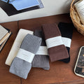 Simple Solid Color Over Knee High Socks 6W8FSO1008