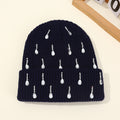 Rhinestone Cuffed Knit Beanie - DippedShop Wholesale - #6451