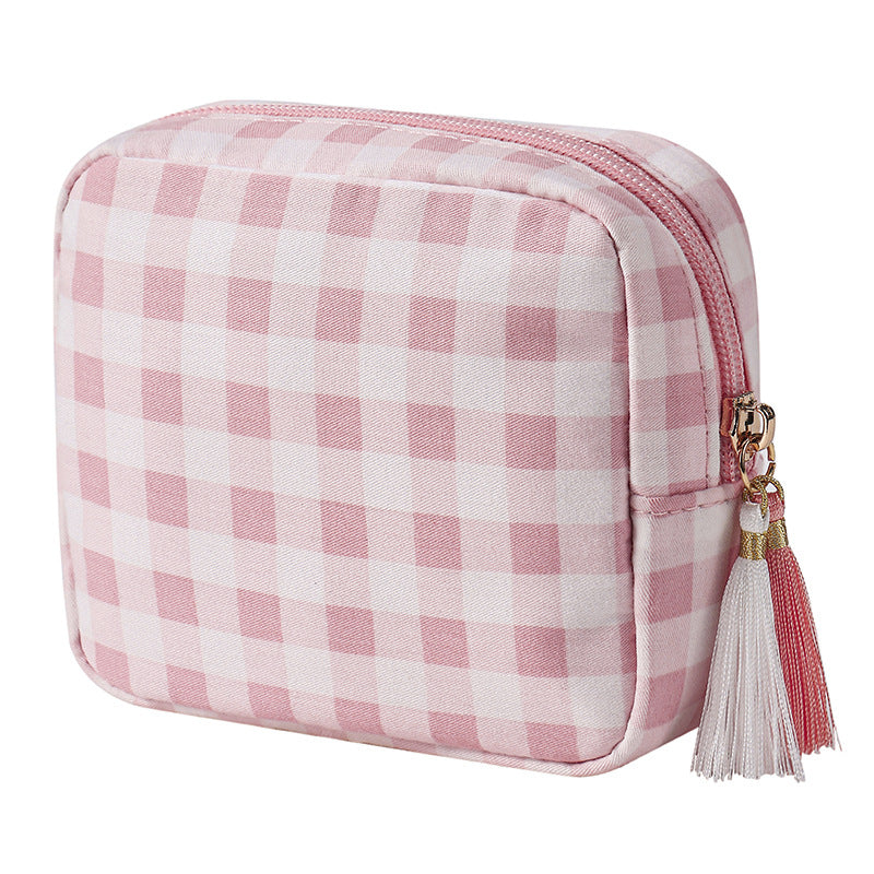 Fresh Color Block Plaid Drawstring - DippedShop Wholesale - #9411