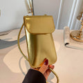 Glossy PU Leather Crossbody Mini - DippedShop Wholesale - #2003