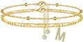 Trendy Initial Letter Gold Pla - DippedShop Wholesale - #5379
