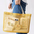 Cute Cartoon Mesh Hollow Out Stroage Bag 8BW6BOB401L