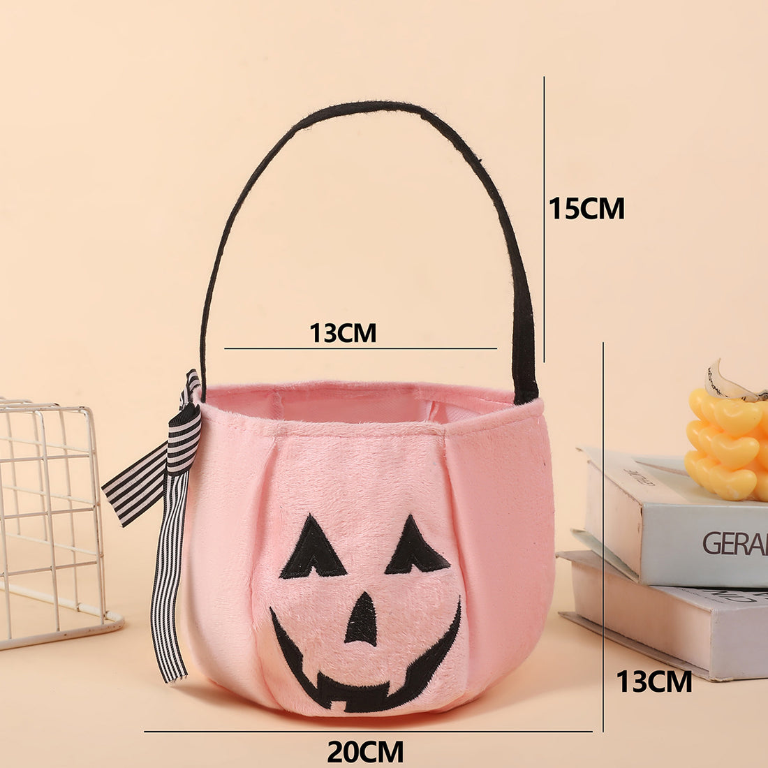 Plush Pumpkin Candy Bag - DippedShop Wholesale - #5043