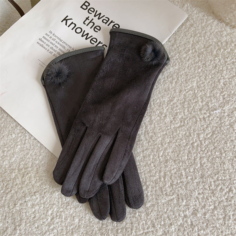 Fleece Lined Winter Gloves - DippedShop Wholesale - #2339
