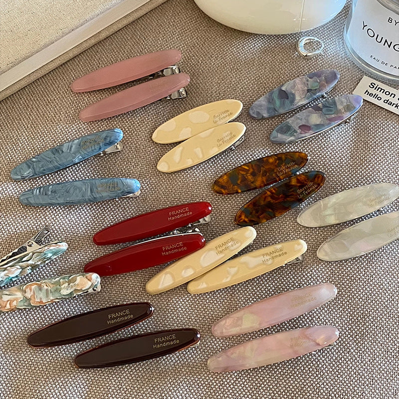 Oval Duckbill Hair Clip - DippedShop Wholesale - #8099