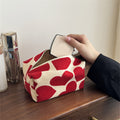 Corduroy Heart Mini Bag - DippedShop Wholesale - #0131