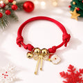 Cute Santa Claus Charm Rope Braided Bracelet 6W6JBR654