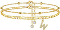 Trendy Initial Letter Gold Pla - DippedShop Wholesale - #8595
