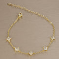 Gold Plated Flower Choker - DippedShop Wholesale - #6787