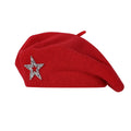 Rhinestone Star Knit Beret - DippedShop Wholesale - #7059