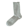 Solid Ruffled Crew Socks - DippedShop Wholesale - #1155