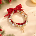 Elegant Bow Knot Beaded Stackable Bracelet 6W6JBR657