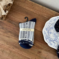 Floral Bow Crew Socks - DippedShop Wholesale - #8051