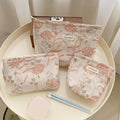Fresh Large Capacity Floral Jacquard Makeup Bag MK2BW6W10BOB392