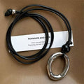 Casual Irregular Circle Pendant Statement Necklace 6W6JNC409L