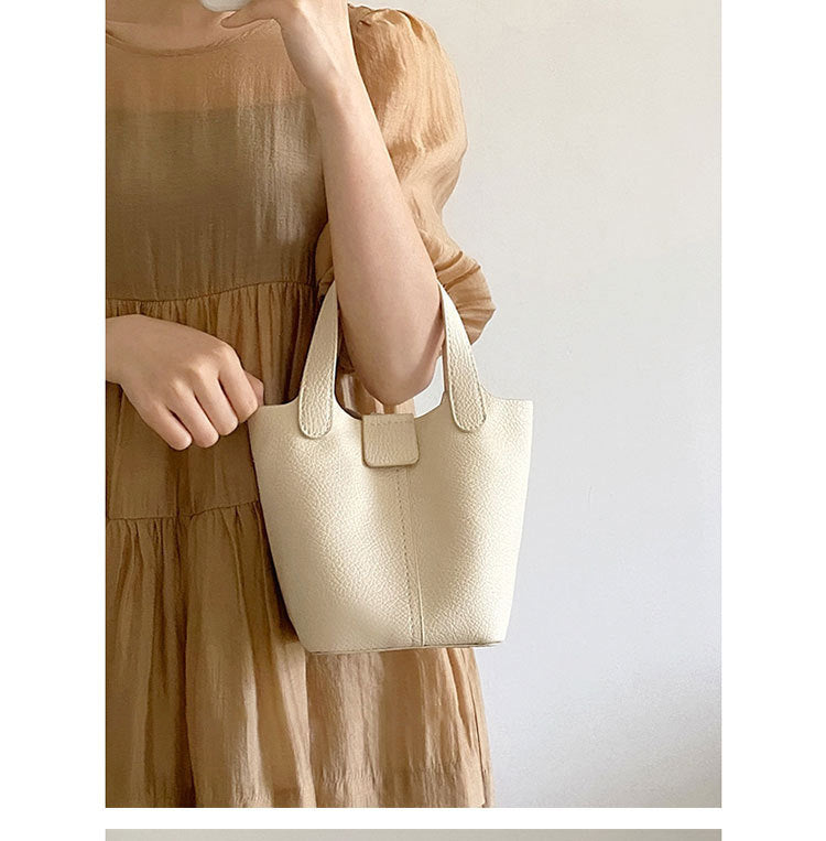 Trendy Soft PU Leather Bucket - DippedShop Wholesale - #3251