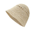Straw Hollow Bucket Hat - DippedShop Wholesale - #0339
