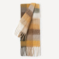 Colorful Plaid Tassel Warm Scarf 6W6NSW275
