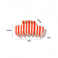 Fashion Striped Plaid Versatile Medium Hair Claw 8AS6HCP318T