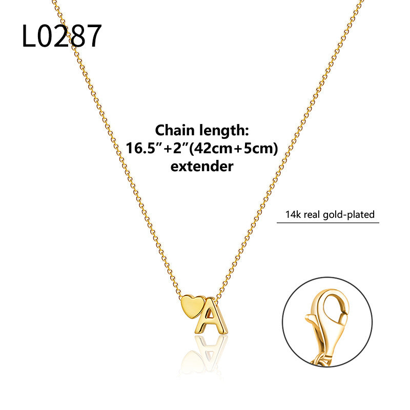 Minimalist Letter Choker - DippedShop Wholesale - #8099