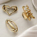 Trendy Hollow Out Heart Metal Hair Claw 8ZA6HCP270L