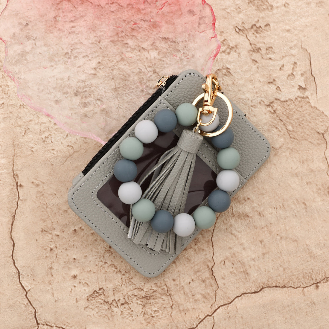 Faux Leather Wristlet Wallet - DippedShop Wholesale - #3971