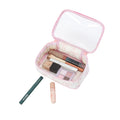 Cute Waterproof Bowknot Clear PVC Makeup Bag 6S5CO199