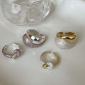 Splice Enamel Open Ring - DippedShop Wholesale - #1603