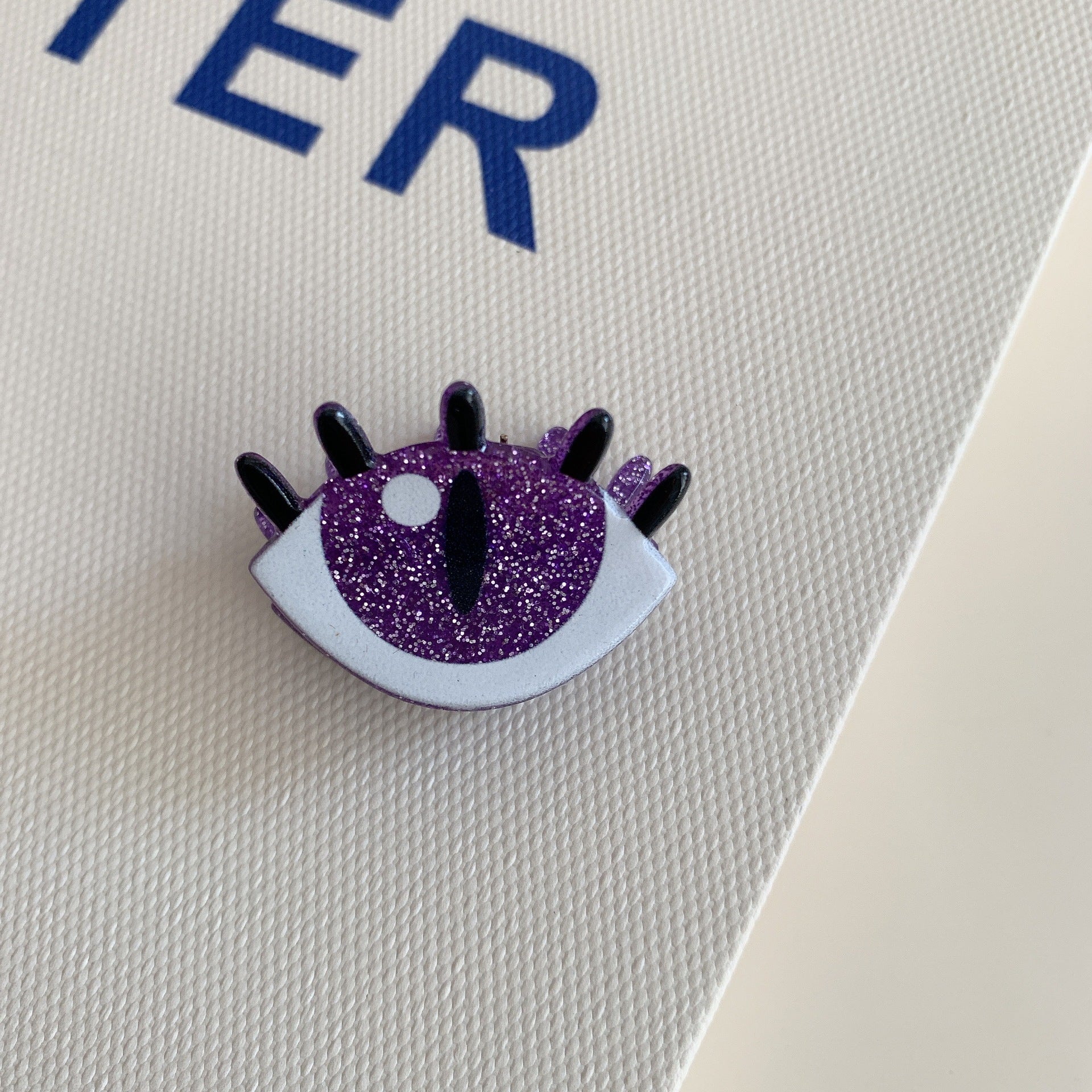 Quirky Halloween Ghost Pumpkin Mini Hair Claw 6W6HCP1322