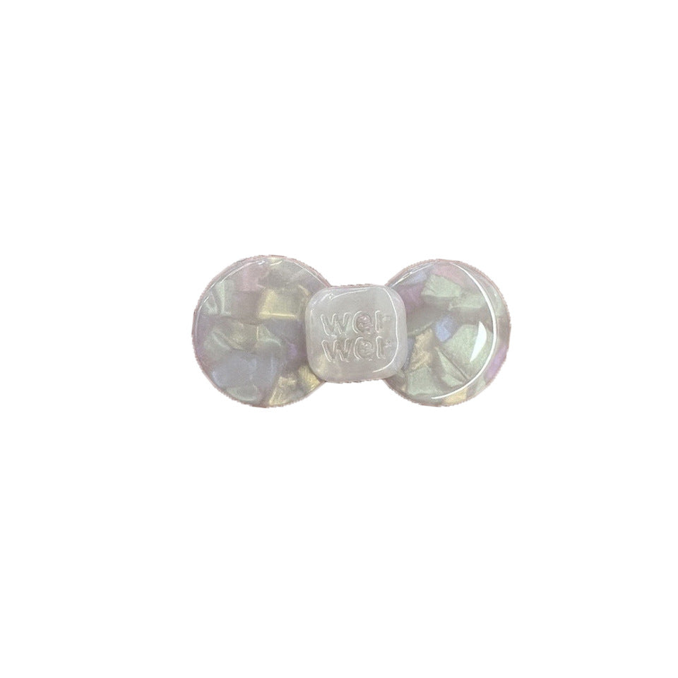 Sweet Bowknot Letter No Bend Hair Clip MK2PM6W6HCP02
