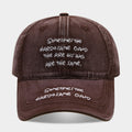 Stylish Letter Embroidery Adjustable Baseball Cap 8BK6HAT185L