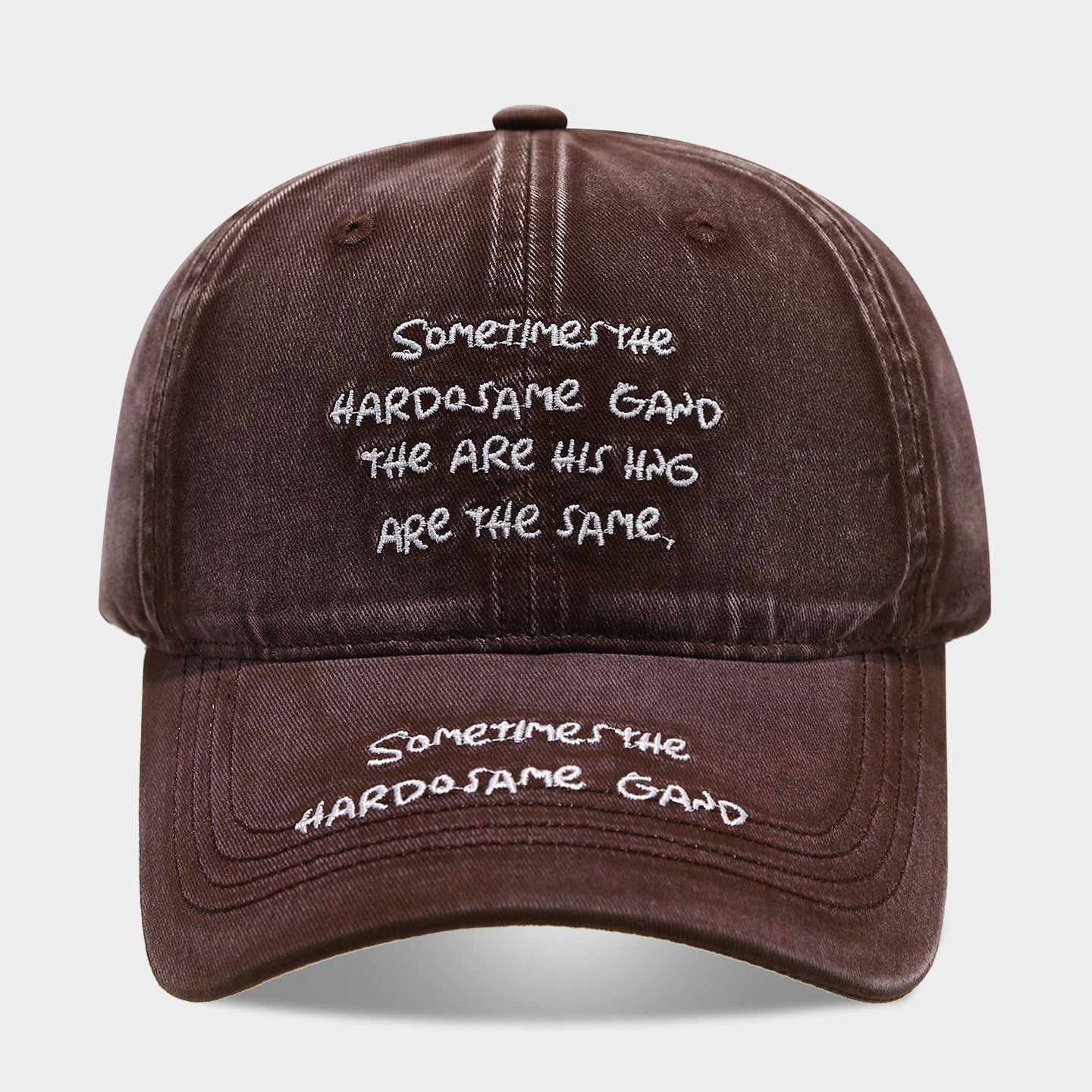 Stylish Letter Embroidery Adjustable Baseball Cap 8BK6HAT185L