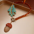 Vintage Gold Plated Floral Heart Chain Necklace 6W6JNC904