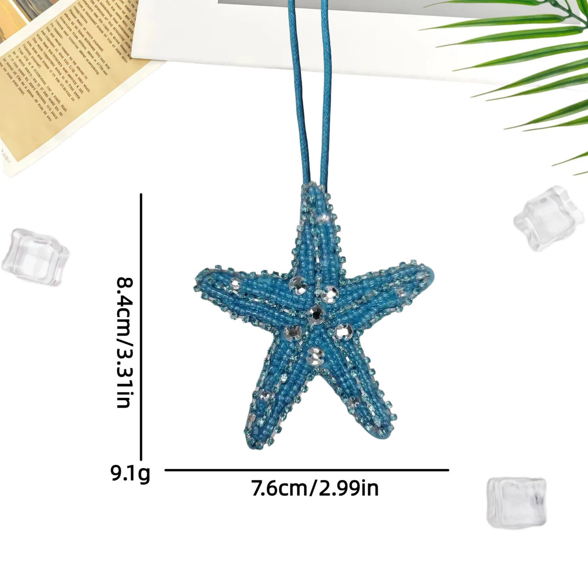 Stylish Rhinestones Beads Crab Pendant Keychain 6W10BBC794