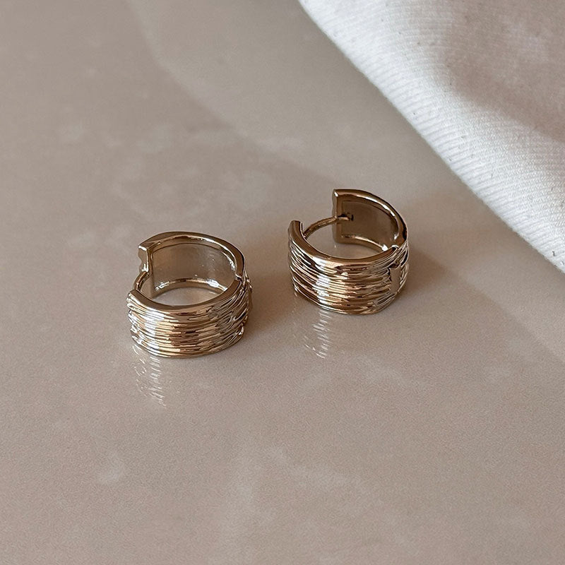 Trendy Geometric Circle Hoop Earrings 6W6JER592
