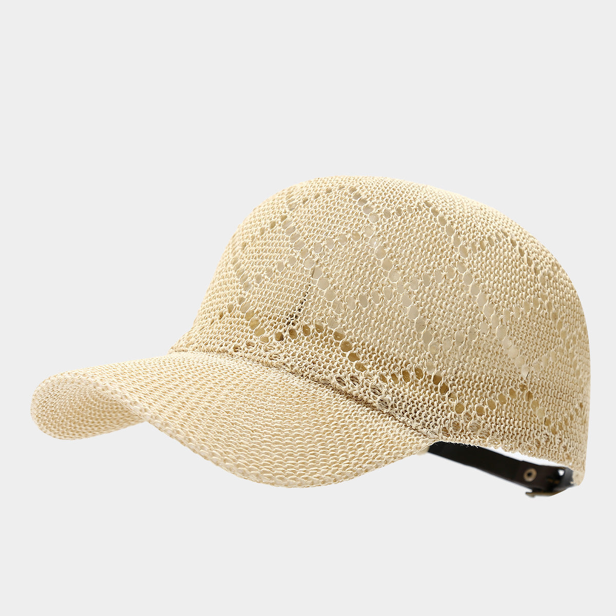 Simple Solid Color Breathable Adjustable Baseball Cap 8BK6HAT189L