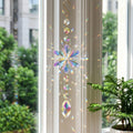 Christmas Snowflake Crystal Suncatcher Wind Chime 6H7HLS142