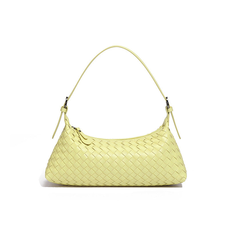 Woven Dumpling Crossbody Bag - DippedShop Wholesale - #8739