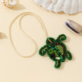 Creative Handmade Bead Rhinestones Tortoise Pendant Keychain 6W10BBC790