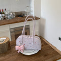 Sweet Color Block Polka Dots Underarm Bag 6W10BBG1373