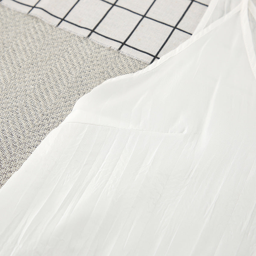 V-Neck String Shoulder Dress - DippedShop Wholesale - #5139
