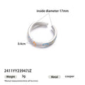Floral Bow Open Ring - DippedShop Wholesale - #4355