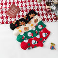 Cute Christmas Pattern Crew Socks 6W8FSO904
