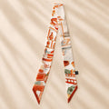Cute Polka Dots Print Silk Scarf 6W6NSI251