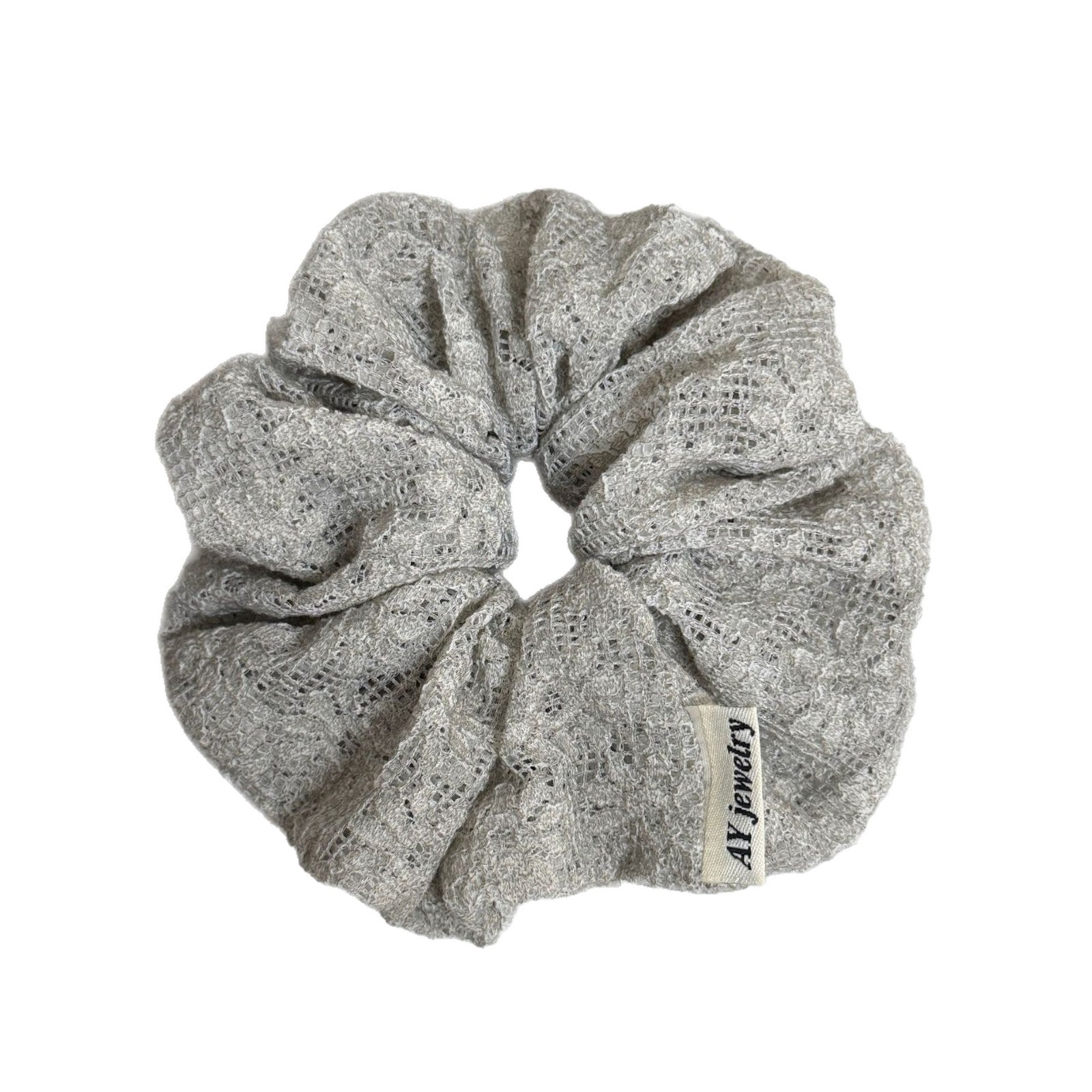 Simple Solid Color Hollow Out Elastic Scrunchies 6W6HSR384
