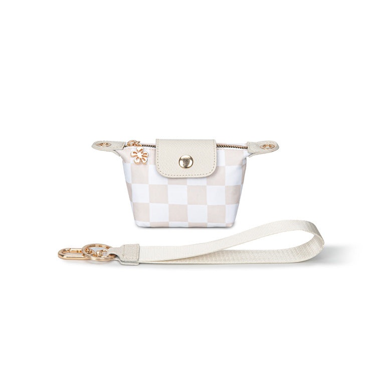 Color Block Checkerboard Portable Shoulder Bag 6W10BBG1930