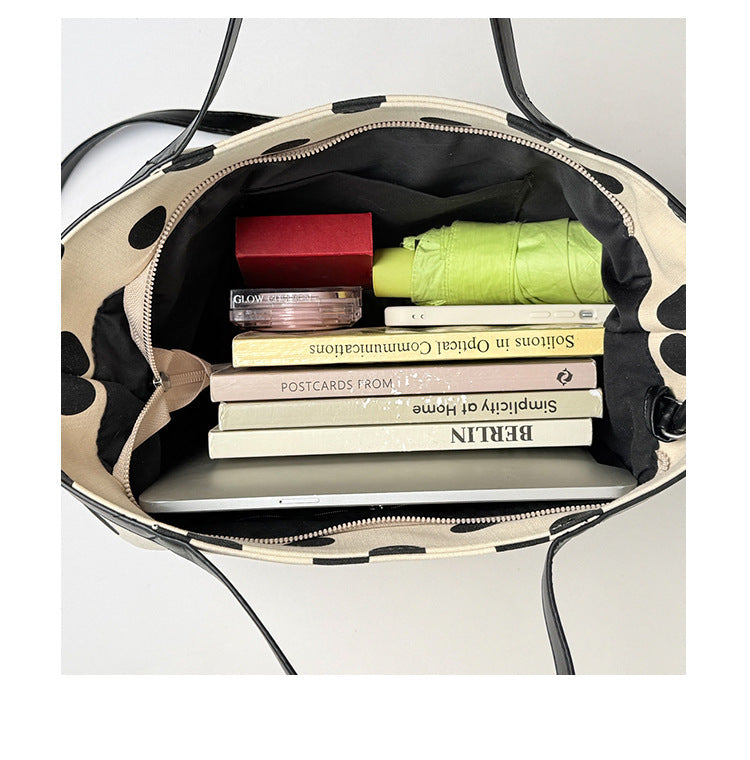 Fashion Polka Dots Large Capacity Shoulder Bag 6W10BBG1375