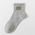 Letter Embroidered Socks - DippedShop Wholesale - #6787