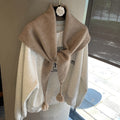 Knit Triangle Scarf Shawl - DippedShop Wholesale - #8179